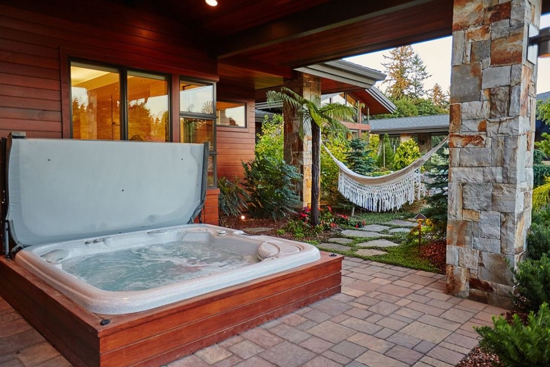 Covered Hot Tub