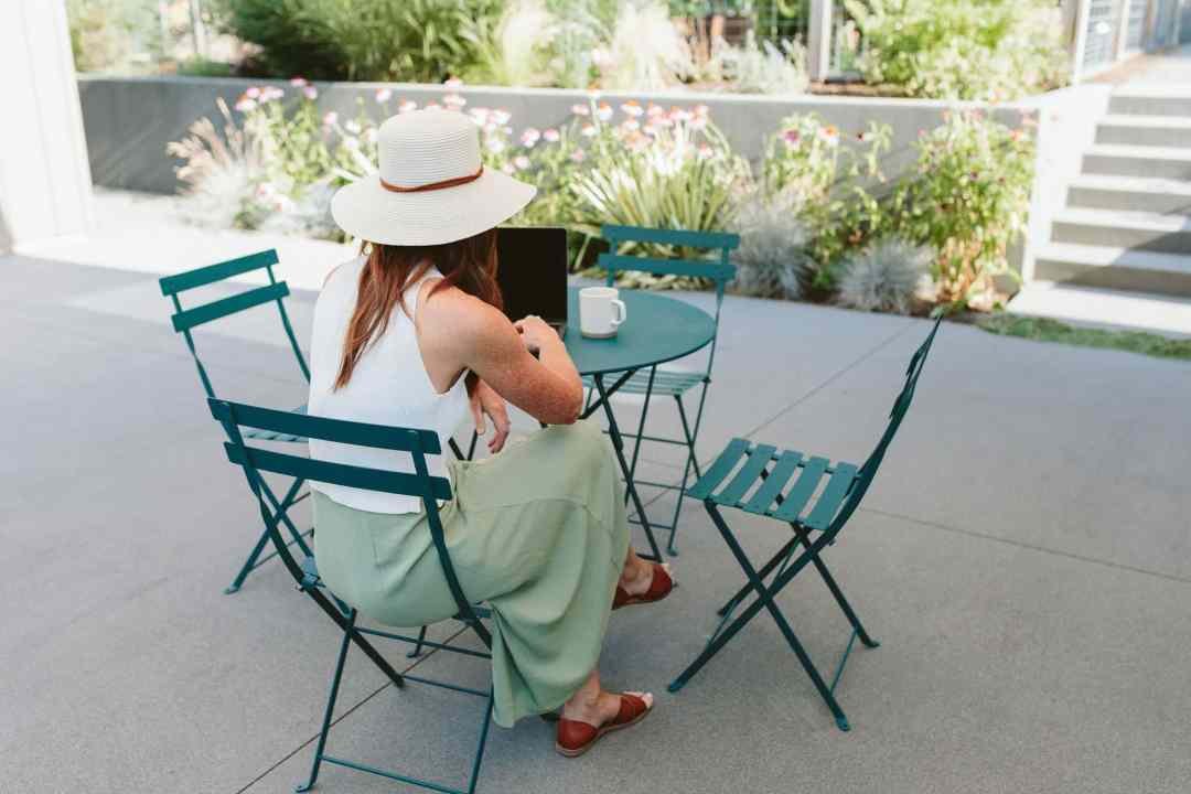 Adirondack chairs and patio pillows at Dennis' 7 Dees Garden Center in Lake Oswego