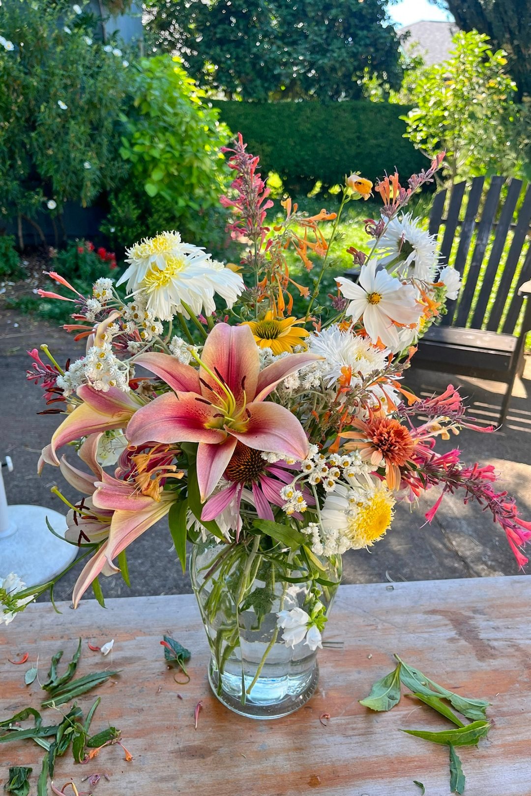 Andreas Backyard Bouquet in Vase
