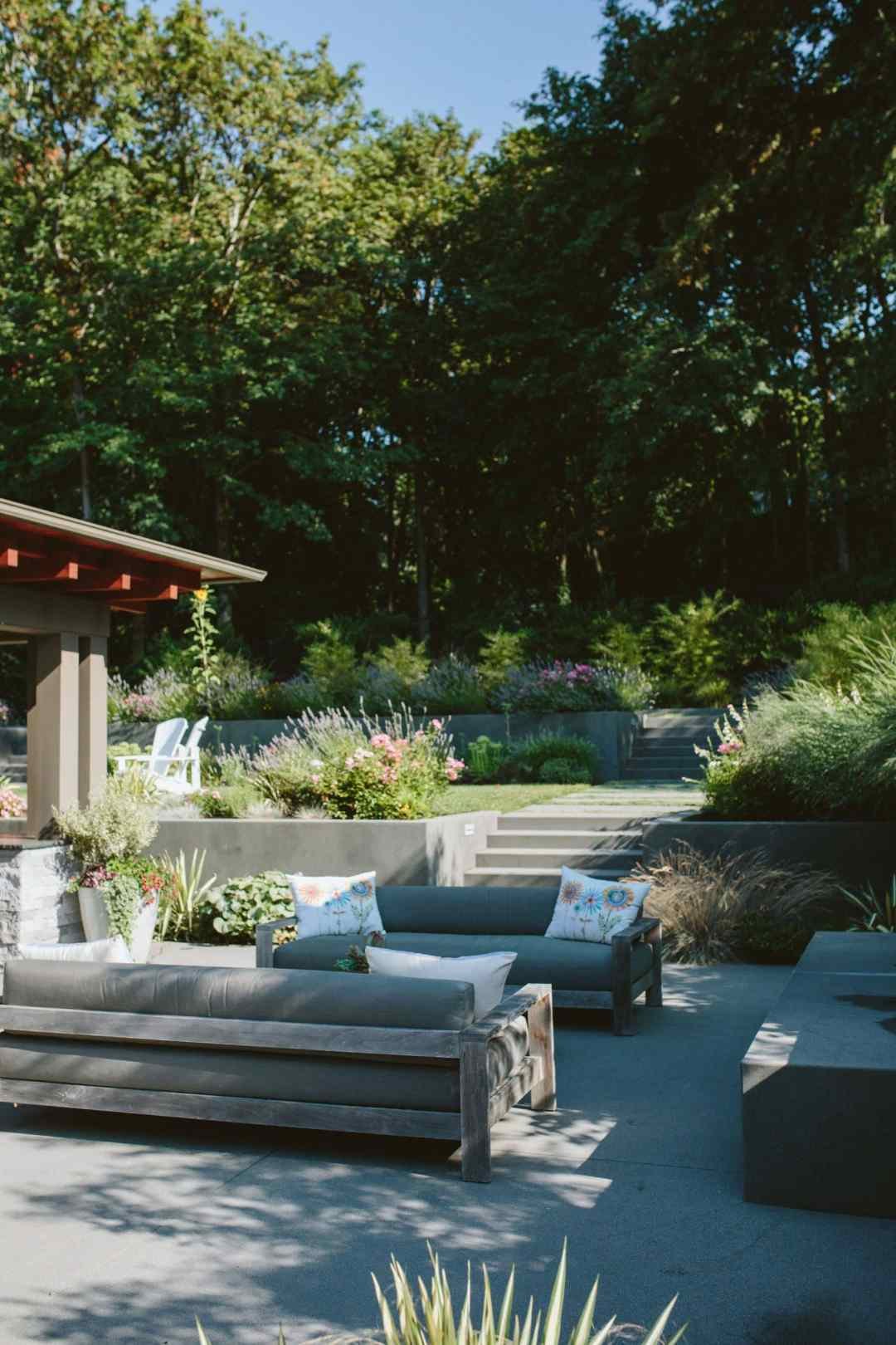 Dennis7Dees-Penner-AshProperty-76 residential landscape design with patio and planting beds